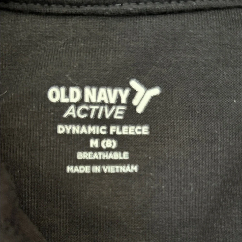 Old Navy Active Black Fleece Hoodie